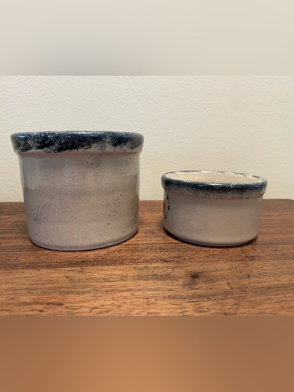 RRP Co Robinson Ransbottom Pottery Heart Crock & Ramekin - Picture 2 of 8